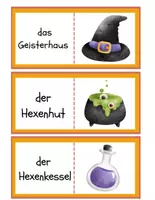 Vorschau - Spiele - Domino / Lesespiel zum Thema Halloween - Seite 3
