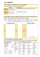 Vorschau - Arbeitsblätter - Französische Adjektive / les adjectifs - Grammatikblätter zum Selberausfüllen - Seite 1