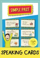 Vista previa - Refuerzo / NEE / Materiales de apoyo - Simple Past Speaking Cards; 39 tarjetas de conversación (Inglés) - Portada