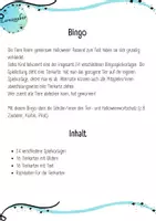 Vorschau - Spiele - Bingo Halloweentiere (Wortschatz) - Seite 1