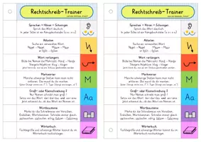 Vorschau - Fördermaterial/Inklusion - Rechtschreibtrainer nach der Methode "Fresch" - Seite 1