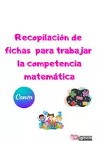 Vista previa - Juegos / Gamificación - Fichas para trabajar la competencia matemática - Portada