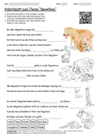 Vorschau - Arbeitsblätter - Lernposter + Arbeitsblatt "Säugetiere" + Onlineübung & MP3 + Mindmap + Infografik - Seite 1
