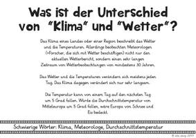 Vorschau - Arbeitsblätter - 32 Sachtexte zum Thema Klimawandel, Treibhauseffekt, CO2, Umweltschutz, Ozon usw. - Seite 2