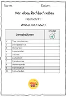 Vorschau - Stundenentwürfe - Rechtschreibung / LERNWÖRTER d oder t / Deutsch / Diktat / Stationenlernen / FRESCH - Seite 2