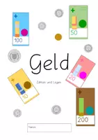 Vorschau - Arbeitsblätter - Schweizer Geld zählen und legen -100, 2.Klasse - Seite 1