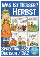 Aperçu - Jeux - Herbst Deutsch Würdest du lieber...? Spiel / Jeu en Allemand - Expression orale - Page de couverture