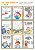 Aperçu - Jeux - Ferien Spiel Deutsch / Allemand Jeu - expression orale (Würdest du lieber?) - Page 3