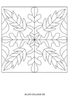 Vorschau - Arbeitsblätter - Alles Collage Herbstliches Kachelbild zum Ausmalen 01 - Seite 2