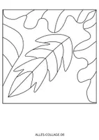 Vorschau - Arbeitsblätter - Alles Collage Herbstliches Kachelbild zum Ausmalen 01 - Seite 3