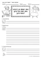 Vista previa - Unidades / Secuencias / Situaciones de Aprendizaje - Märchen Arbeitsblätter kreatives Schreiben Deutsch / Alemán - página 2