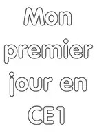Aperçu - Feuilles d'exercices - Bienvenue en CE1 - Activité de rentrée - Page 2