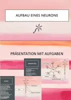 Vorschau - Arbeitsblätter - Neurobiologie, Aufbau einer Nervenzelle mit Aufgaben, Neurone - Deckblatt