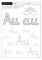 Vorschau - Arbeitsblätter - Buchstaben A-Z (Klasse 1) Grundschriftversion - Materialpaket - Seite 2