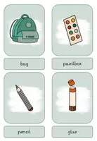 Vorschau - Präsentationen/Tafelbilder - School things / Wort- & Bildkarten / Englisch - Seite 2