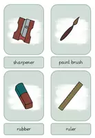 Vorschau - Präsentationen/Tafelbilder - School things / Wort- & Bildkarten / Englisch - Seite 3