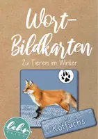 Vorschau - Spiele - Bildkarten - Tiere im Winter - Tafelmaterial - Deckblatt