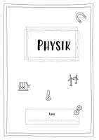 Vorschau - Arbeitsblätter - Physik - Deckblatt & PPT 1. Stunde - Deckblatt