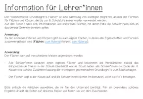 Vorschau - Merkblätter - GEOMETRISCHE GRUNDBEGRIFFE - Fächer - Seite 2