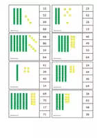 Aperçu - Apprentissages en autonomie - Dénombrer une quantité - Cartes à pinces - Page 1