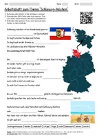 Vorschau - Arbeitsblätter - Lernposter + Arbeitsblatt "Schleswig-Holstein" + Onlineübung & MP3 + Mindmap + Infografik - Seite 1
