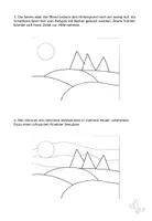 Vorschau - Mal- und Bastelvorlagen - Kunst Grundschule, Muster malen, gestalte eine bunte Landschaft - Seite 3