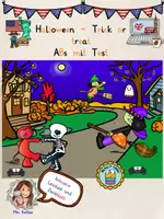 Vorschau - Stundenentwürfe - Halloween Arbeitsmappe inkl. Lesetest Englisch Grundschule - Seite 1