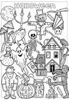 Vorschau - Unterrichtsreihen - Lernwerkstatt - Halloween - Stationsarbeit für die 1. Klasse ( Deutsch, Mathe, Kunst) - Seite 3