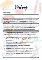 Vorschau - Arbeitsblätter - Mein Experiment - Vortrag (Anforderungen, Experimente Empfehlungen) - Seite 3