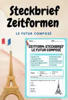 Vorschau - Merkblätter - Zeitform Steckbrief le futur composé - Deckblatt