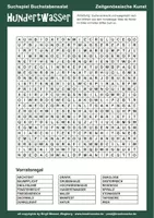 Vorschau - Arbeitsblätter - kinder.kunst.klasse - SUCHSPIEL "Buchstabensalat" - Hundertwasser - Seite 1