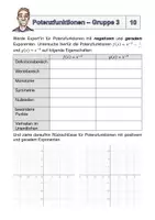 Vorschau - Arbeitsblätter - Potenzfunktionen (Gruppenpuzzle) - Seite 2