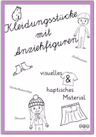 Vorschau - Mal- und Bastelvorlagen - Kleidungsstücke mit Anziehfiguren - Deckblatt