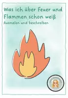 Vorschau - Arbeitsblätter - Freebie Feuer: Vorwissen - Deckblatt