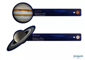 Vorschau - Mal- und Bastelvorlagen - Modell über das Sonnensystem, realitätsnah - Seite 2