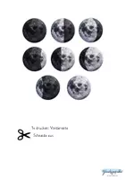 Vorschau - Arbeitsblätter - Mond Phasen, Neumond, Vollmond, Sichelmond, Dreiviertelmond - Seite 2