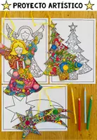 Vista previa - Manualidades / Dibujos para colorear - NAVIDAD - Proyecto artístico - página 1