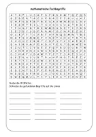 Vorschau - Arbeitsblätter - Mathematische Fachbegriffe (Faltheft, Rechenspaziergang, Suchsel) - Seite 3
