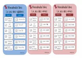 Aperçu - Apprentissages en autonomie - Vocabulo'dés - Page 2