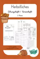 Vorschau - Arbeitsblätter - Herbstliches Übungsheft / Ferienheft 2. Klasse - Deckblatt