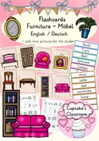 Vorschau - Fördermaterial/Inklusion - Englisch/ Deutsch/ DaZ - furniture/ Möbel - flashcards/ Bildkarten, mit Wortkarten - Deckblatt