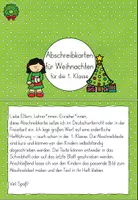 Vorschau - Stationenlernen - Weihnachten: Abschreibkartei in Druckschrift (1. Klasse) – Schreiben, Rechtschreibung & Konzentration - Seite 3
