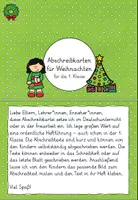 Vorschau - Stationenlernen - Weihnachten: Abschreibkartei in Grundschrift (1. Klasse) – Schreiben & Rechtschreibung im Deutschunterricht - Seite 3