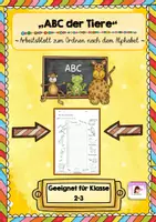 Vorschau - Arbeitsblätter - Tiere nach dem ABC ordnen - Deckblatt