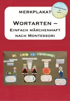 Vorschau - Fördermaterial/Inklusion - Merkplakat Wortarten- einfach märchenhaft (zum Buch) - Deckblatt
