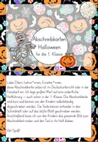 Vorschau - Stationenlernen - Halloween - Abschreibkartei - Druckschrift (1. Klasse) - Seite 3