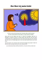 Vorschau - Arbeitsblätter - Der Herr ist mein Licht (Psalm 27) - Deckblatt