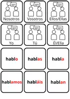 Aperçu - Jeux - Espagnol - Jeu de conjugaison n°1 - Page de couverture