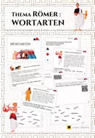 Vorschau - Arbeitsblätter - Römer fächerübergreifend: Wortarten (Deutsch) - Deckblatt