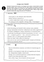Vorschau - Merkblätter - Statistiken auswerten in Geschichte - Deckblatt